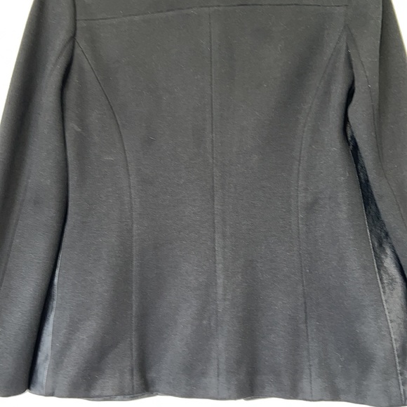 MAXAZRIA  black mixed/ leather jacket 🇺🇸 - Picture 5 of 9